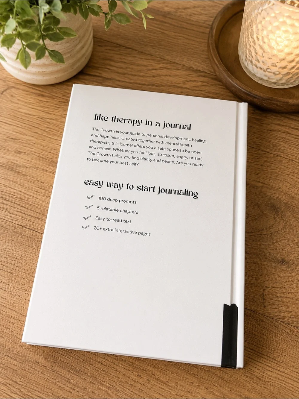 The Growth Guided Journal - White Hardcover
